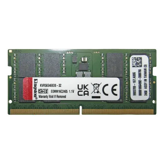 Memoria Ram Kingston 32 Gb 5600mhz Ddr5 Sodimm