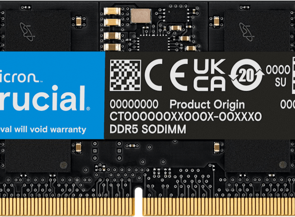 Memoria RAM 32GB 5600MHz Crucial para laptop